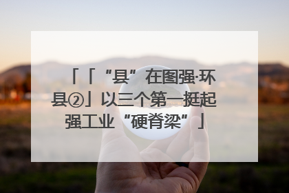 「“县”在图强·环县②」以三个第一挺起强工业“硬脊梁”