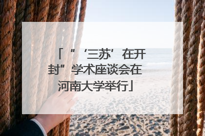 “‘三苏’在开封”学术座谈会在河南大学举行