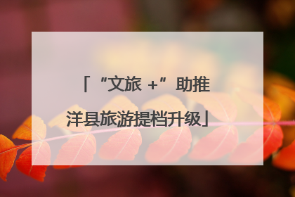 “文旅 +”助推洋县旅游提档升级