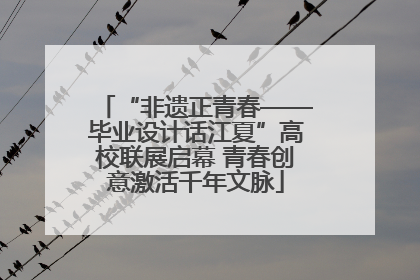 “非遗正青春——毕业设计话江夏”高校联展启幕 青春创意激活千年文脉