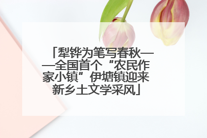 犁铧为笔写春秋——全国首个“农民作家小镇”伊塘镇迎来新乡土文学采风