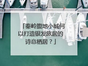 秦岭腹地小城何以打造银发旅居的诗意栖居？