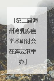 第二届海州湾乳腺癌学术研讨会在连云港举办