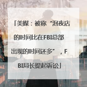 美媒：被称“泡夜店的时间比在FBI总部出现的时间还多”，FBI局长提起诉讼