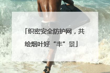织密安全防护网，共绘烟叶好“丰”景