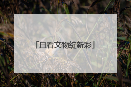 且看文物绽新彩