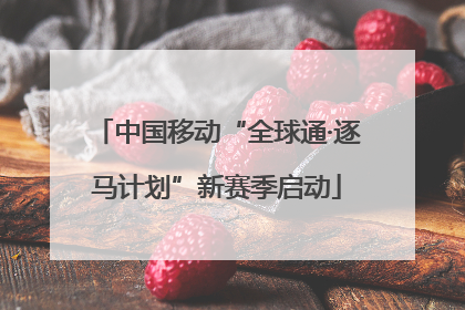 中国移动“全球通·逐马计划”新赛季启动
