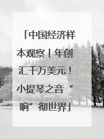 中国经济样本观察丨年创汇千万美元！小提琴之音“响”彻世界