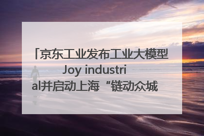 京东工业发布工业大模型Joy industrial并启动上海“链动众城 万亿降本”计划