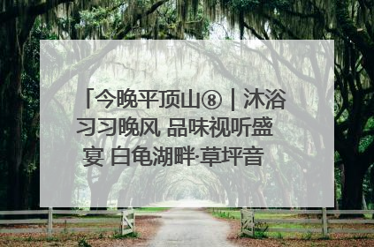 今晚平顶山⑧｜沐浴习习晚风 品味视听盛宴 白龟湖畔·草坪音乐会激情上演