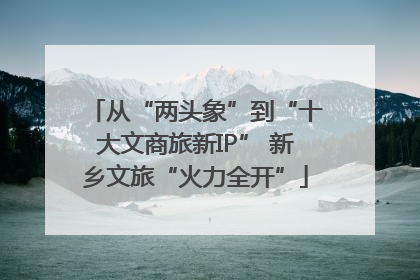 从“两头象”到“十大文商旅新IP” 新乡文旅“火力全开”
