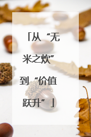 从“无米之炊”到“价值跃升”