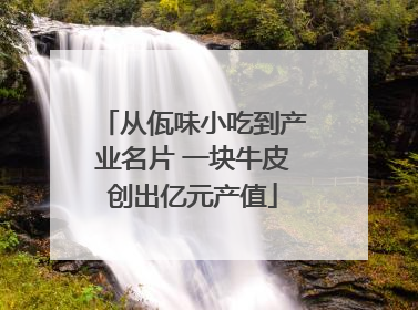 从佤味小吃到产业名片 一块牛皮创出亿元产值