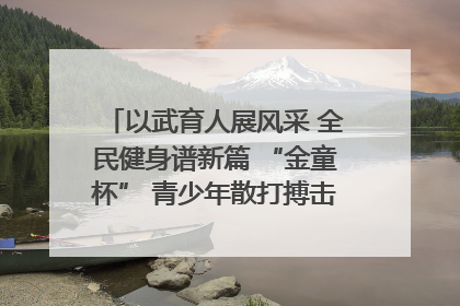 以武育人展风采 全民健身谱新篇 “金童杯” 青少年散打搏击邀请赛圆满落幕