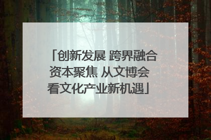 创新发展 跨界融合 资本聚焦 从文博会看文化产业新机遇