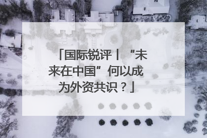 国际锐评丨“未来在中国”何以成为外资共识？
