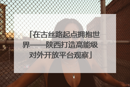 在古丝路起点拥抱世界——陕西打造高能级对外开放平台观察