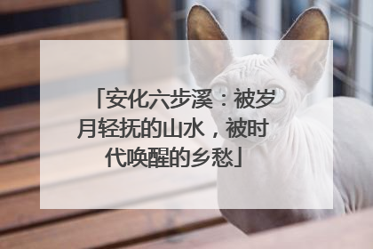 安化六步溪：被岁月轻抚的山水，被时代唤醒的乡愁