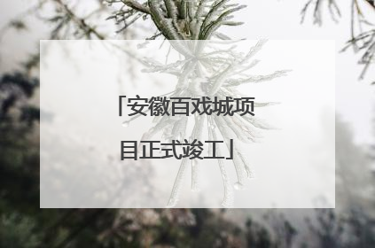 安徽百戏城项目正式竣工