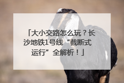 大小交路怎么玩？长沙地铁1号线“截断式运行”全解析！