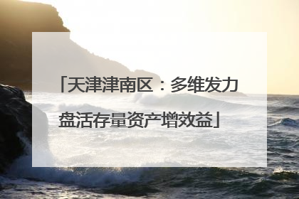 天津津南区：多维发力盘活存量资产增效益