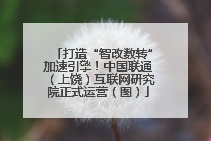 打造“智改数转”加速引擎！中国联通（上饶）互联网研究院正式运营（图）