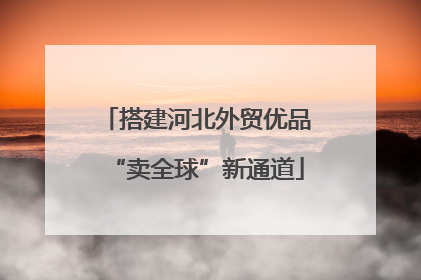 搭建河北外贸优品“卖全球”新通道