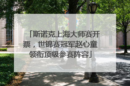 斯诺克上海大师赛开票，世锦赛冠军赵心童领衔顶级参赛阵容