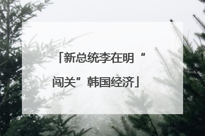 新总统李在明“闯关”韩国经济