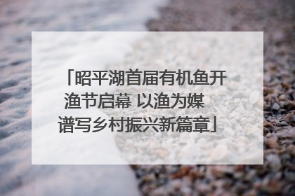 昭平湖首届有机鱼开渔节启幕 以渔为媒 谱写乡村振兴新篇章