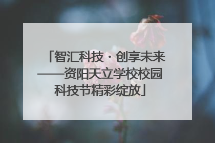 智汇科技・创享未来——资阳天立学校校园科技节精彩绽放