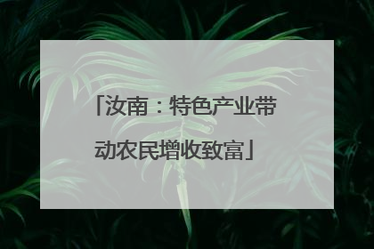 汝南：特色产业带动农民增收致富