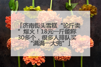 济南街头雪糕“论斤卖”爆火！18元一斤能称30多个，很多人排队买“满满一大兜”