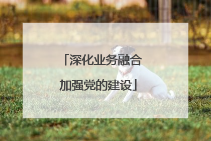 深化业务融合 加强党的建设