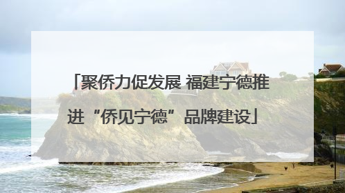 聚侨力促发展 福建宁德推进“侨见宁德”品牌建设