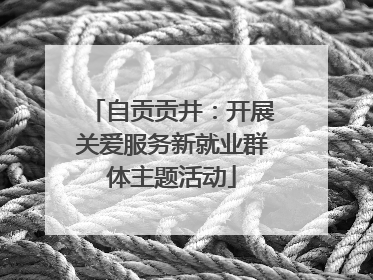自贡贡井：开展关爱服务新就业群体主题活动