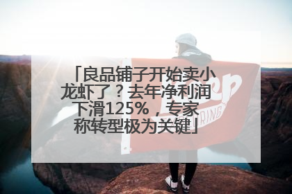 良品铺子开始卖小龙虾了？去年净利润下滑125%，专家称转型极为关键