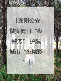 襄阳公安：做实夏日“夜警务” 护航城市“夜精彩”