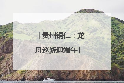 贵州铜仁：龙舟巡游迎端午