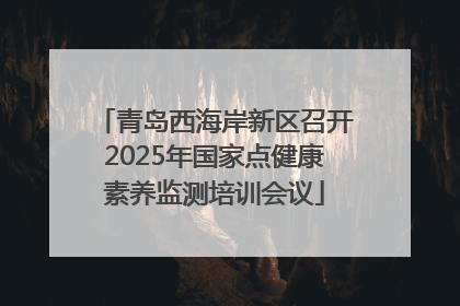 青岛西海岸新区召开2025年国家点健康素养监测培训会议