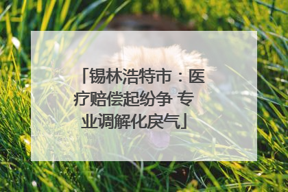 锡林浩特市：医疗赔偿起纷争 专业调解化戾气