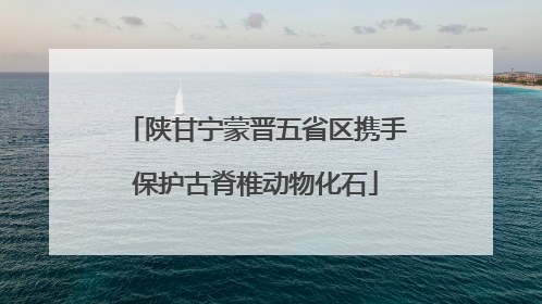 陕甘宁蒙晋五省区携手保护古脊椎动物化石
