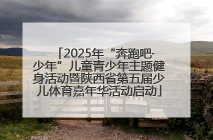 2025年“奔跑吧·少年”儿童青少年主题健身活动暨陕西省第五届少儿体育嘉年华活动启动