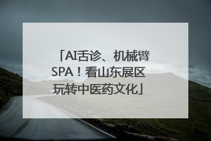 AI舌诊、机械臂SPA！看山东展区玩转中医药文化