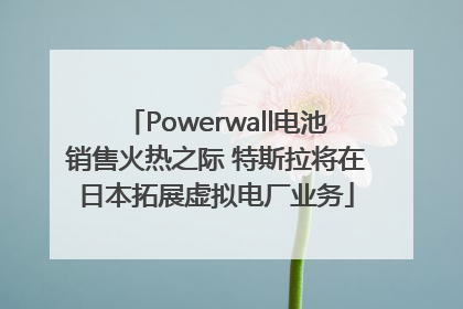 Powerwall电池销售火热之际 特斯拉将在日本拓展虚拟电厂业务